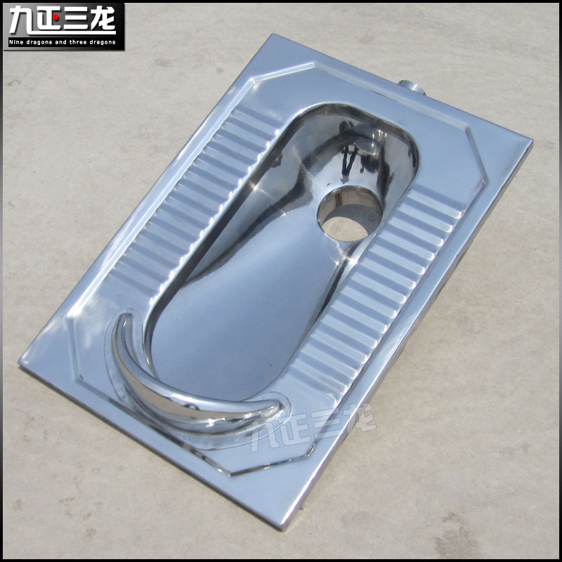 移动厕所不锈钢蹲便器工程款大便器厕具304白钢洁具