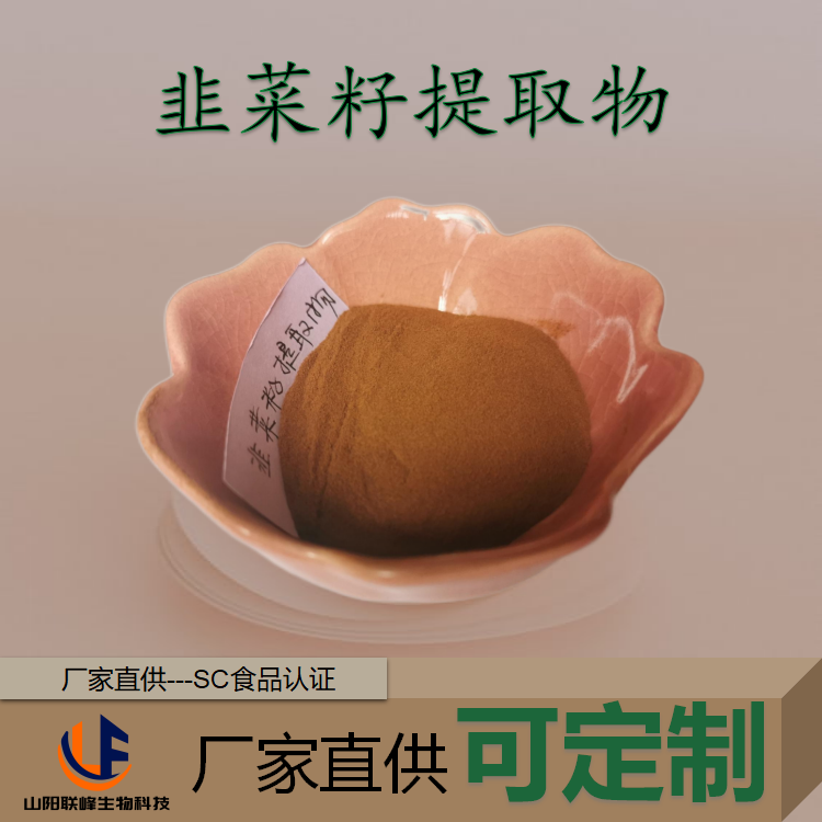 韭菜籽提取物10:1 比例 韭子浸膏粉 水溶性食品原料 2kg起批