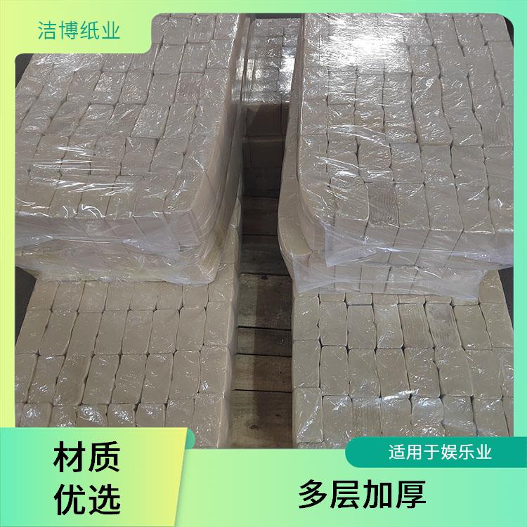 洁博纸业 广告盒装抽纸 厚薄均匀无孔洞 制作周期短