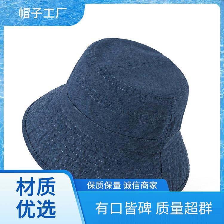 广告帽 夏季新款 卡其色渔夫帽 帽子定制源头厂家