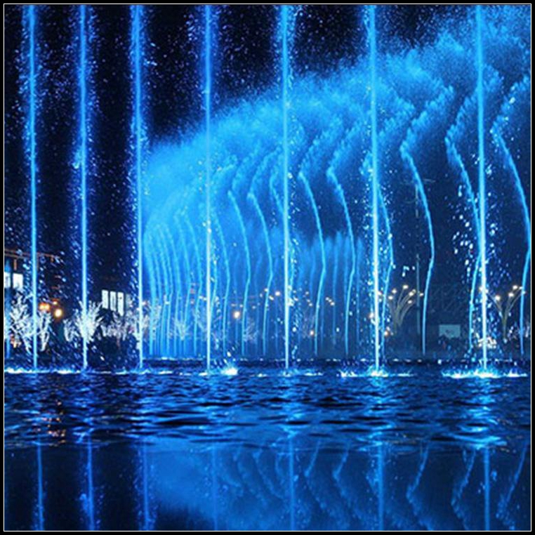 三晶游乐喊泉设备 景区音乐喷泉 100CM水深 25天工期