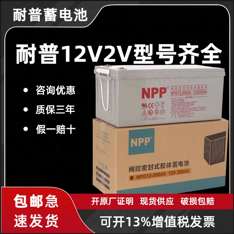 耐普蓄电池NPG12-100/12V100AH65AH38AH24AH质保三年