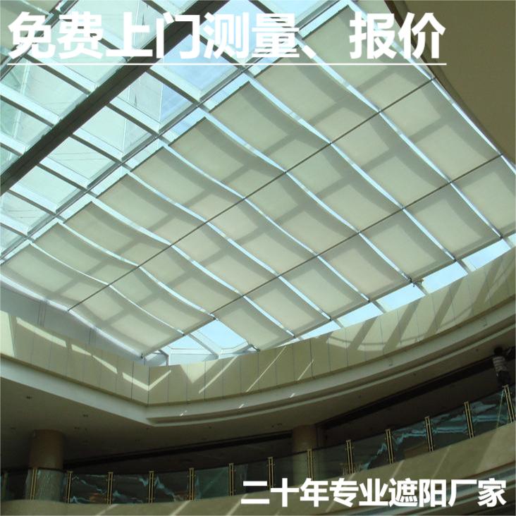 百纳天棚帘_卷轴式FTS_折叠式FCS_FSS屋顶遮阳窗帘