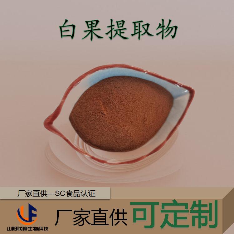 白果提取物 10:1银杏果比例粉 水溶粉 规格多元 1kg起批 可定制