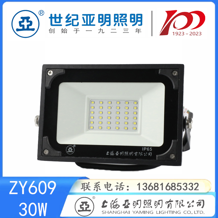 正宗世纪亚明照明亚牌 LED户外投光灯泛光灯 ZY609-20-500W