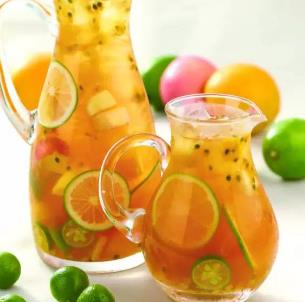 捌悦热狗水果茶