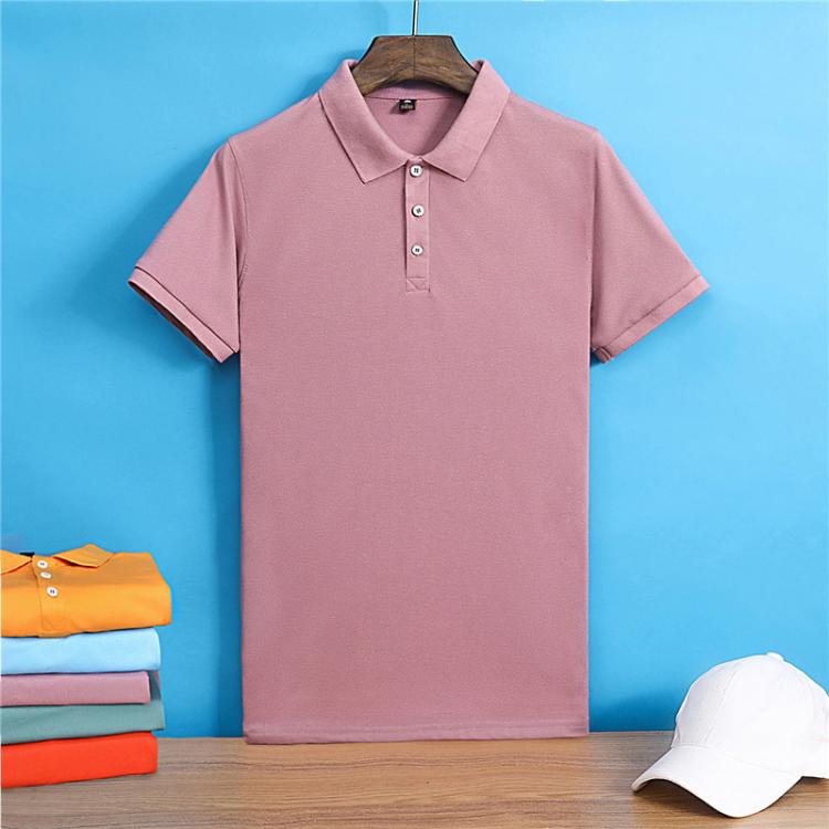 翻领工作服polo衫男女夏季新款透气舒适纯色广告文化衫短袖T恤