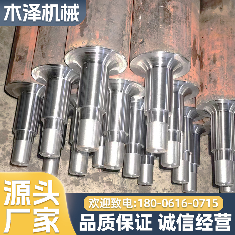 木泽机械 电镀镀铬辊 机械胶辊 不锈钢导布辊 托辊生产线