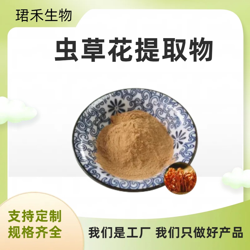 浓缩虫草花粉 虫草花提取物 食品级原料粉 可定制规格 可开发票