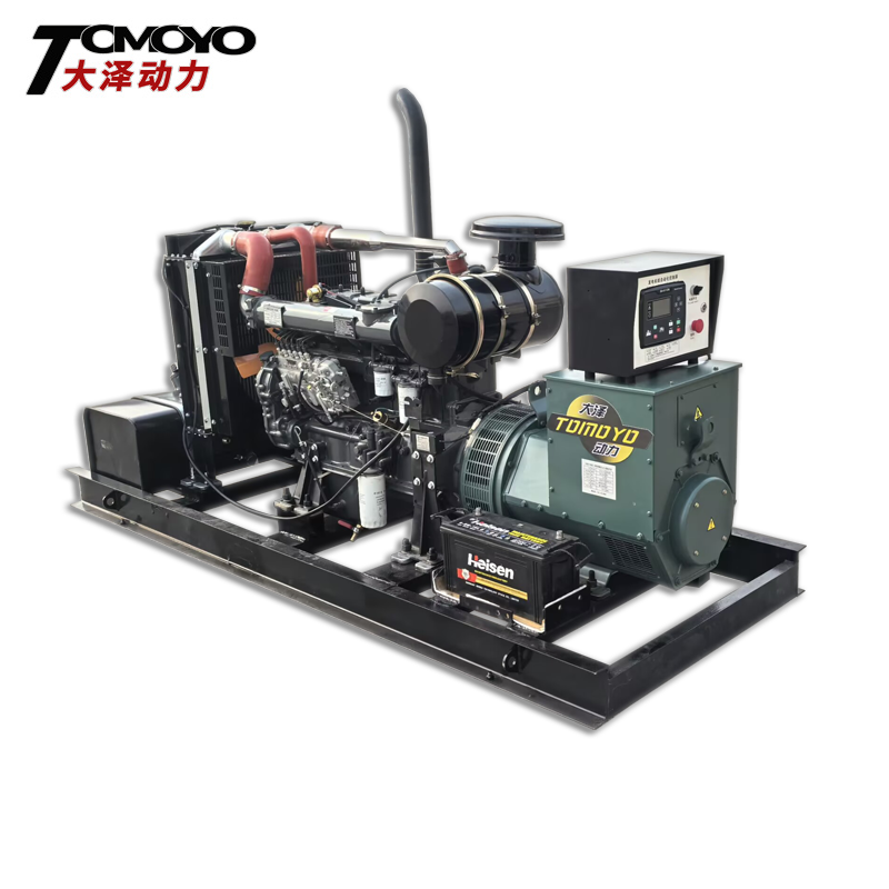 大泽动力100千瓦200KW开架式柴油发电机组 TK22000-HZP 化工厂医院