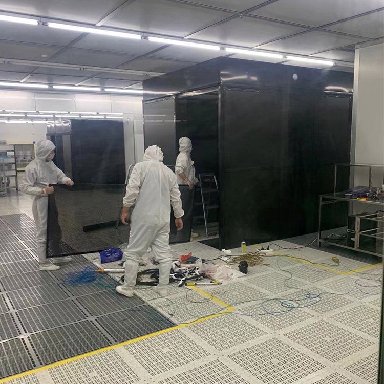 黑色防静电网格帘 0.5厚胶帘 无尘室洁净帘 阔海