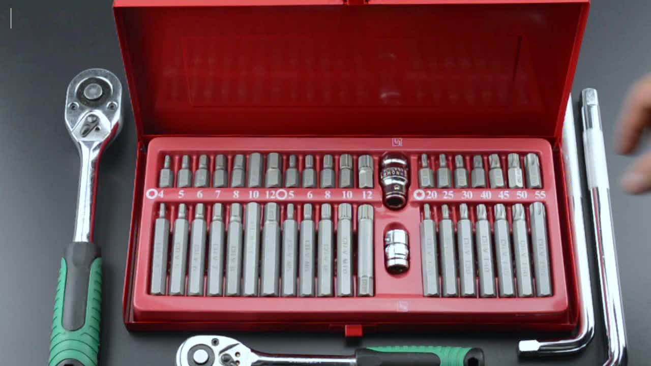 40件套星批组套内六角旋具套装组合汽修工具花键花型十二梅花批头