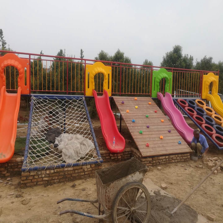 不锈钢滑梯 小区景区游玩设施 户外儿童乐园 益智健身