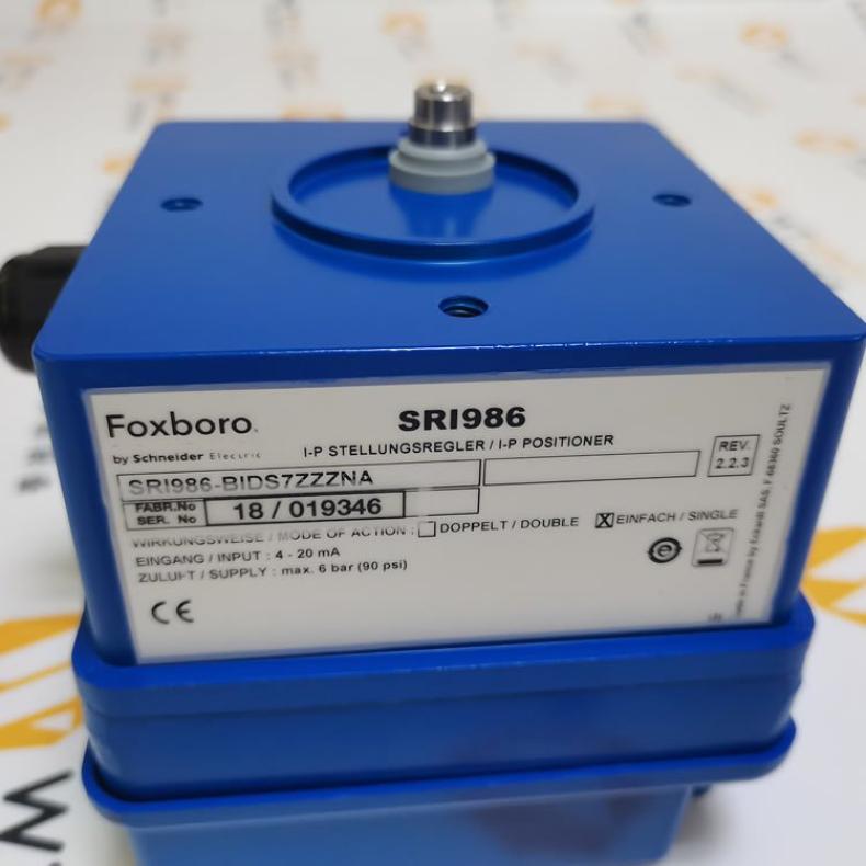 Foxboro ECKARDT 阀门定位器 SRI986-BIDS7EAANA 全新原装现货