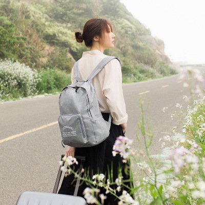 旅行双肩背包便携旅游大容量阳离子防水可折叠旅行双肩背包