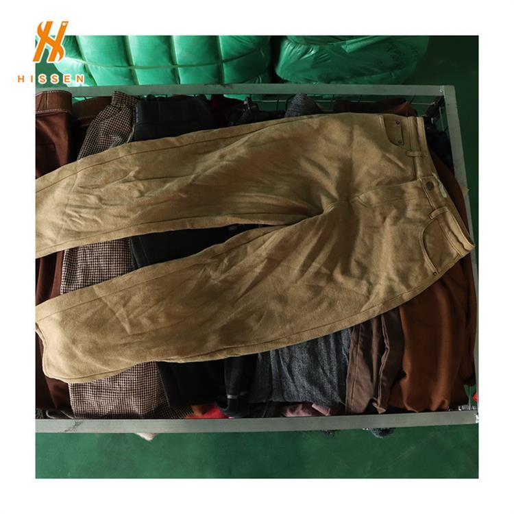 旧衣服used clothes二手男士长裤宽松直筒休闲裤男全球批发出口