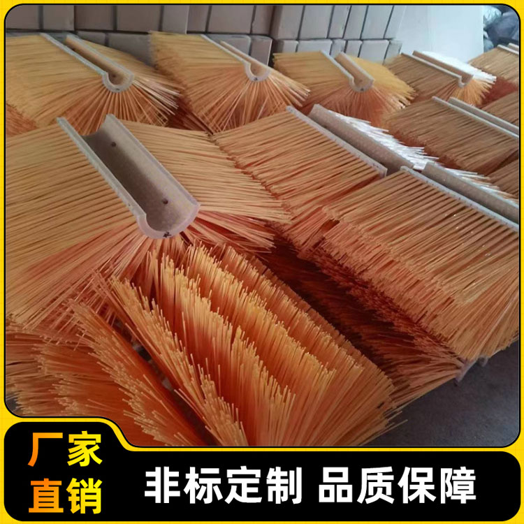 抛丸机毛刷钢板预处理线清理机滚刷硬毛耐磨耐高温尼龙丝可定制