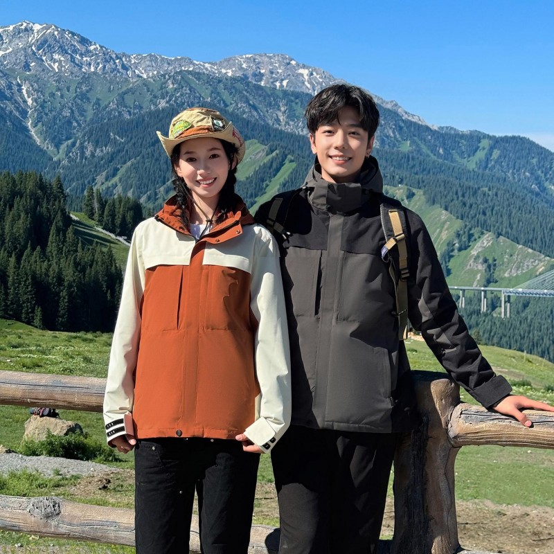 锦丹 肇|庆 三合一冲锋衣定做 防水保暖登山服 源头厂家