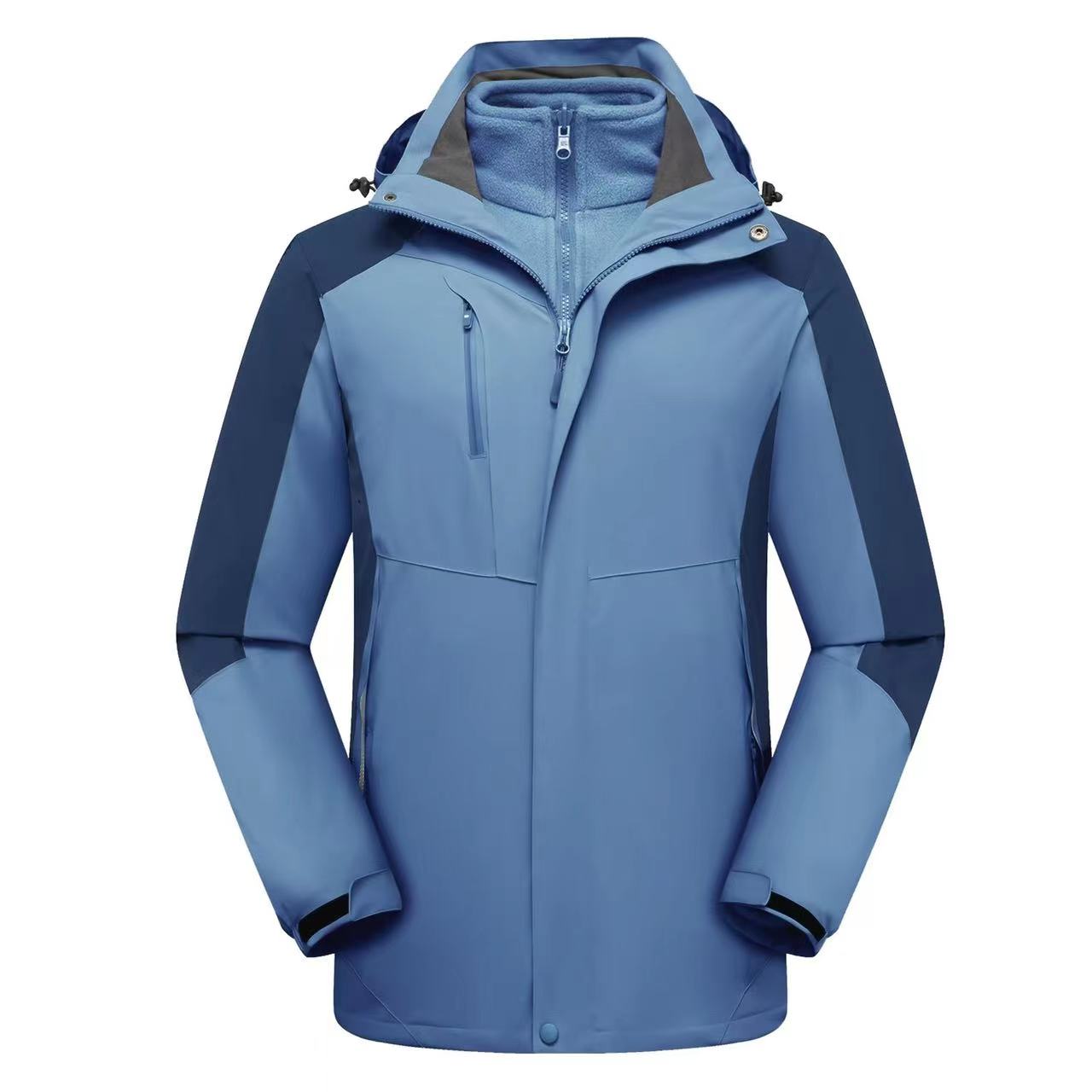 冲锋衣新款户外三合一防风锁温登山服秋季运动服外套夹克服定制