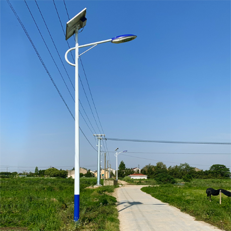 太阳能户外灯 新农村超亮100W挑臂广场灯 大功率高杆led路灯