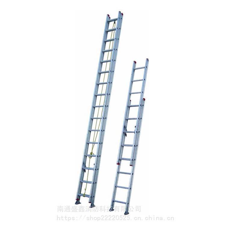 美标铝合金延伸梯AM42-210ll 金锚梯具 工厂 登高工具