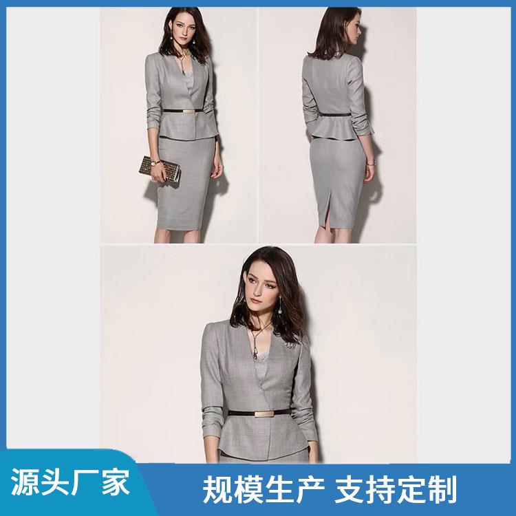 女士小西服豪派服饰厂家直供物业保洁员工作服
