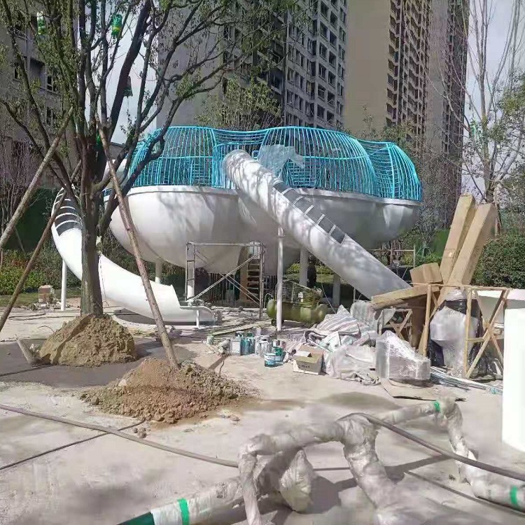 无动力游乐设备组合滑滑梯定制 实力商家可以设计奇贝乐