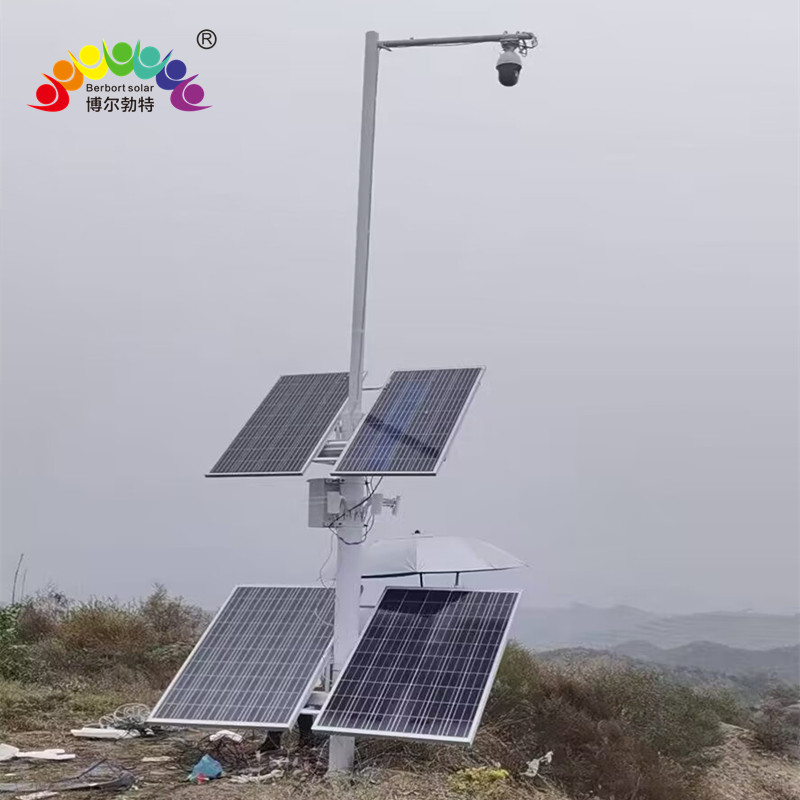 博尔勃特无电地区离网光伏发电系统 高速公路太阳能监控供电系统