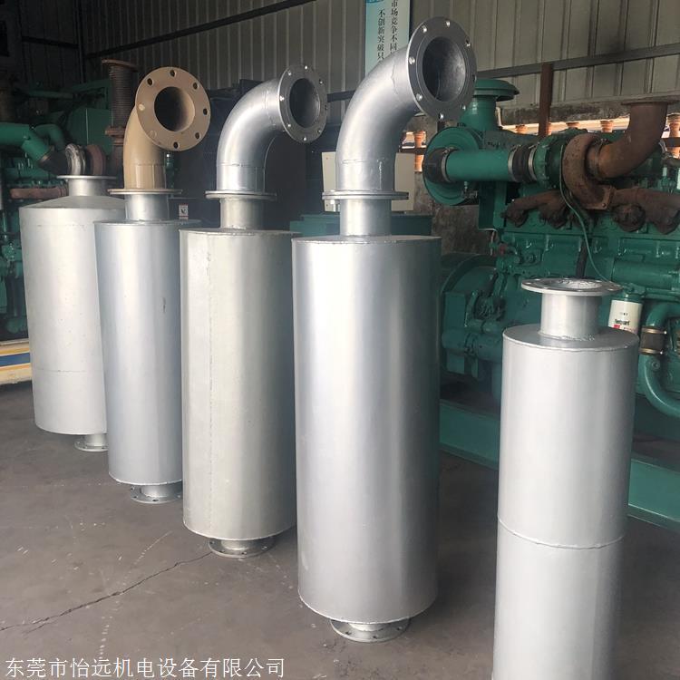 发电机二级消声器定制出售 室内柴油发电房专用排气消声音器