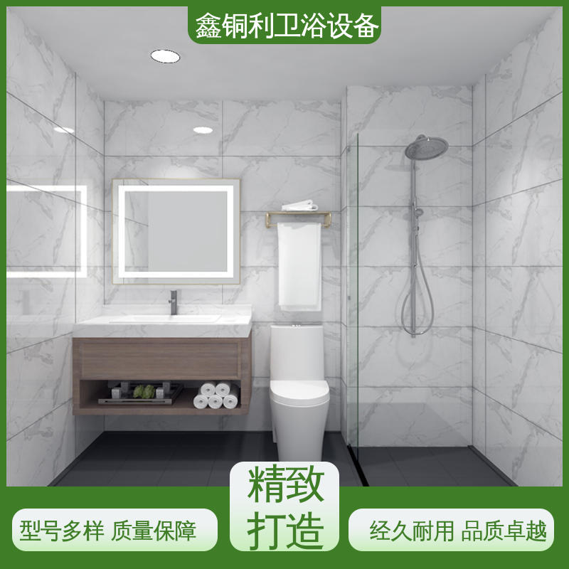 快拼式公寓 独立淋浴房 经久耐用 干湿分离 鑫铜利厂家