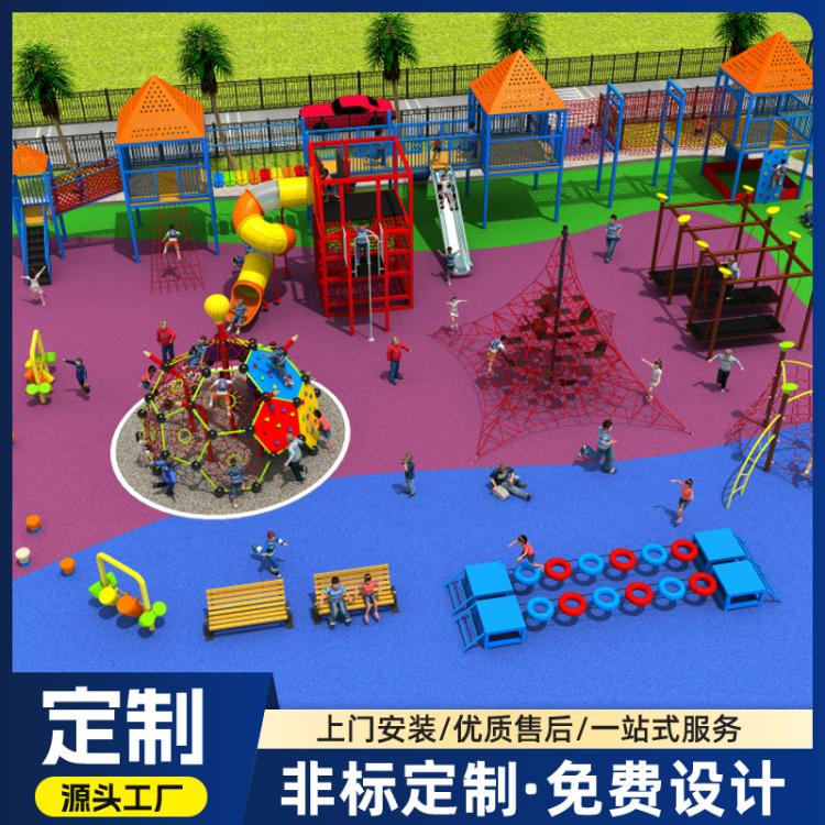 新款小区幼儿园户外大型无动力儿童游乐设施加厚景区公园攀爬架