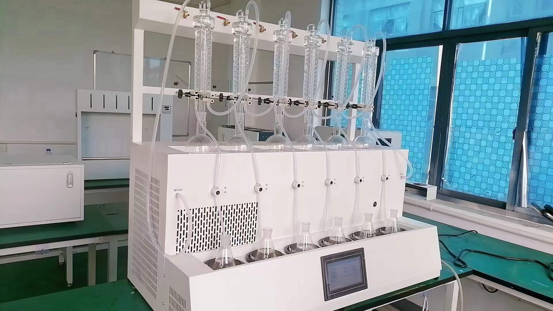 伍跃仪器 大液晶屏显示二氧化硫自动蒸馏仪 WY-ZL6D