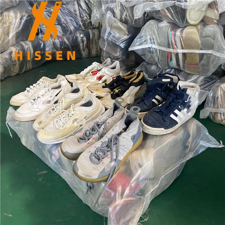二手鞋跨境出口泰国二手男鞋百搭板鞋帆布鞋used canvas shoes
