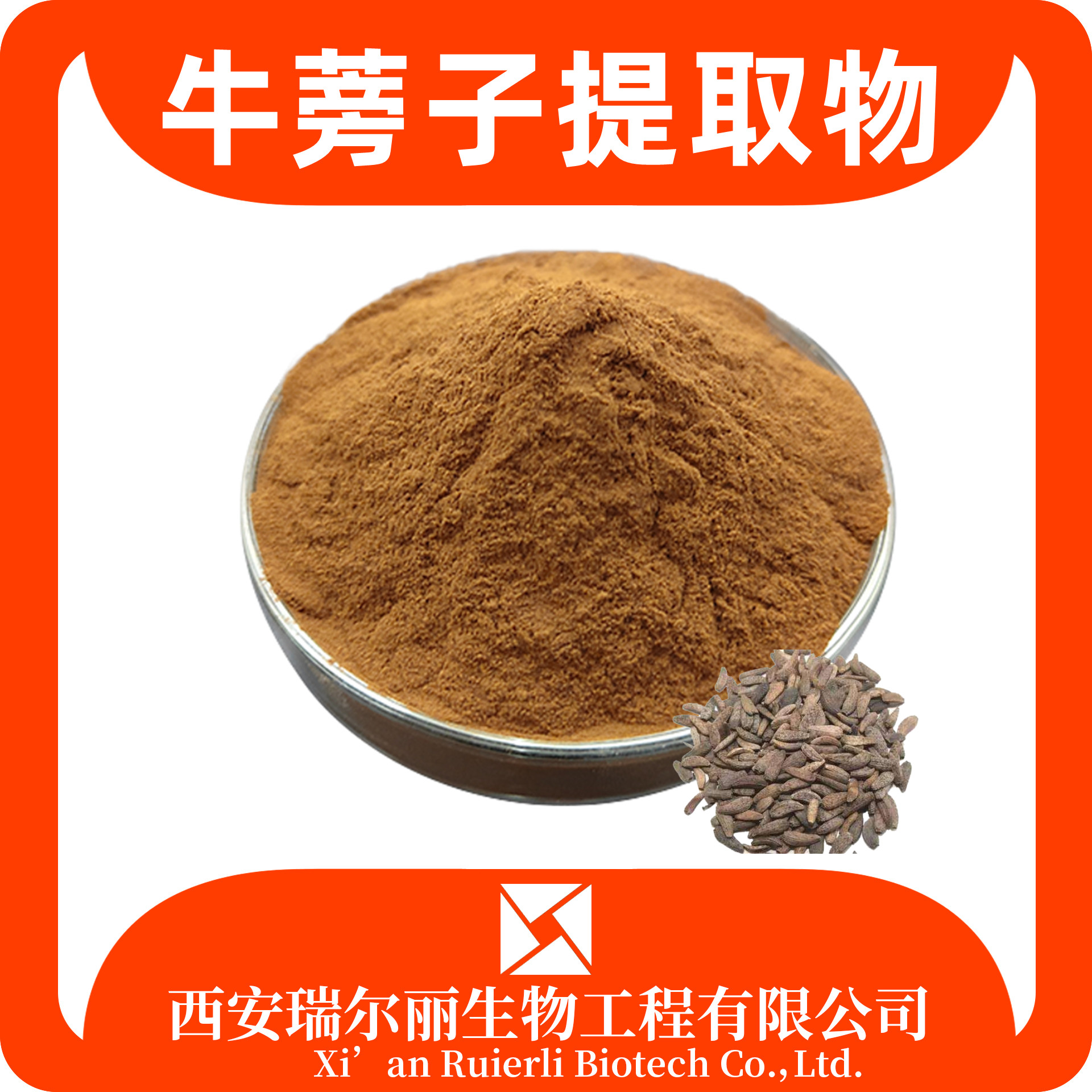 牛蒡子提取物10:1 水溶 牛蒡子粉 速溶浓缩粉 SC证 浸膏 源头工厂