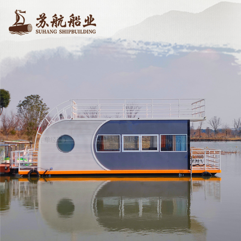 铝合金房船 现代房艇住宿船 景区水上观光游艇苏航制造