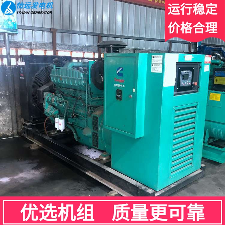 伟力成套二手300kw柴油发电机组转让 8成新康明斯NTA855-G4三相
