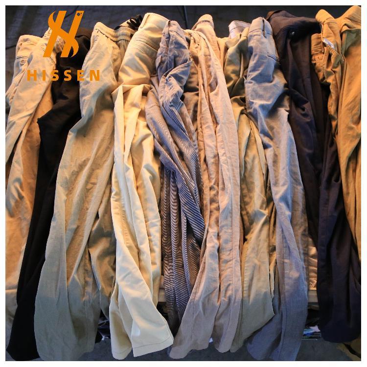 大型二手服装公司 外贸出口巴林男士休闲长裤冬usedclothespants