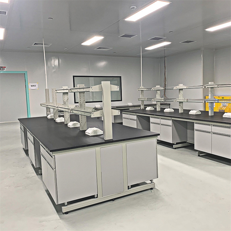 LUMI 钢木实验台化学实验室台边工作台实验桌耐酸碱