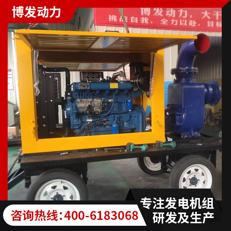 柴油水泵机组 300立方防汛应急抗旱泵车移动式 运行稳定