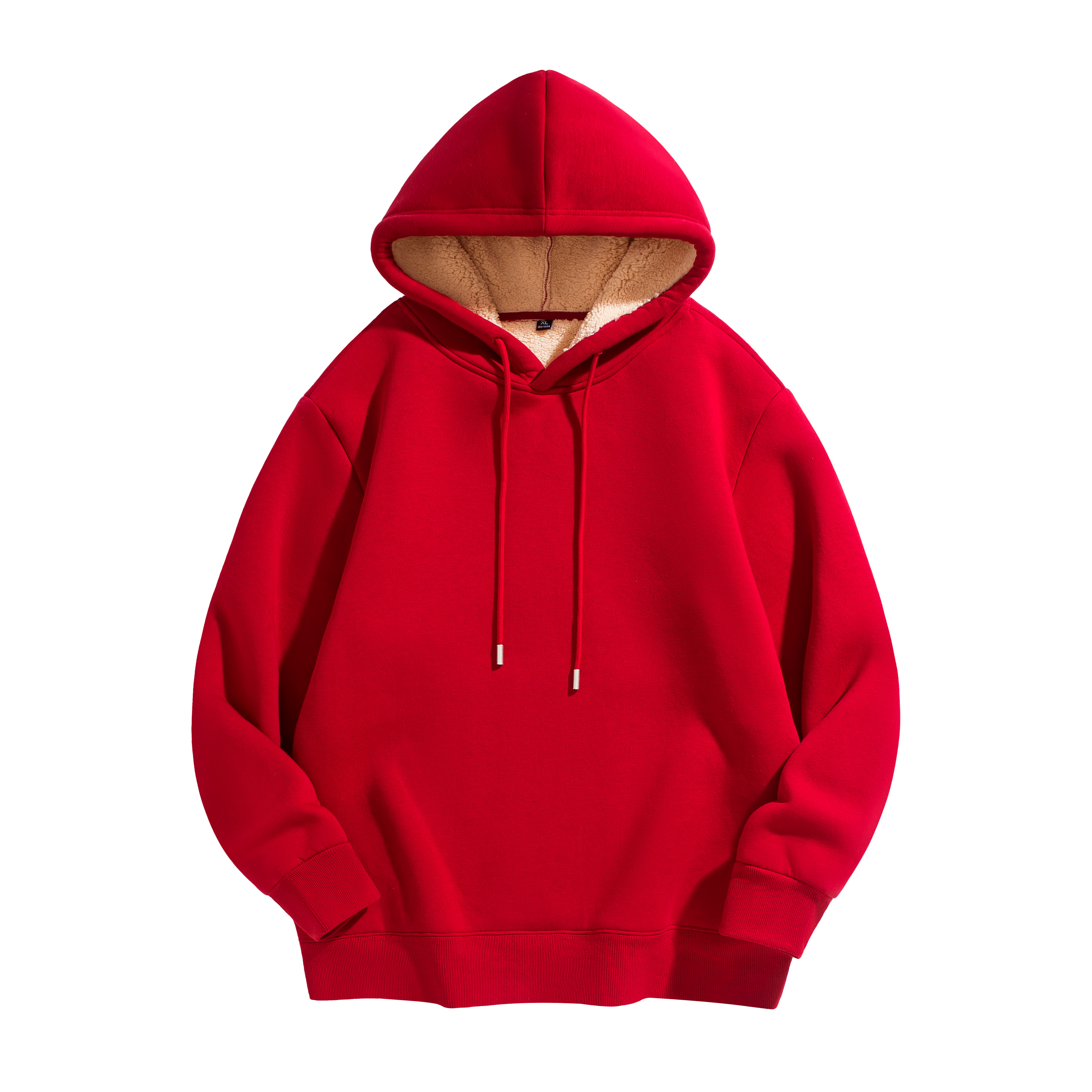 BYB0031羊羔绒套头衫 纯色印字定印 工作服班服刺绣 外套潮牌宽松