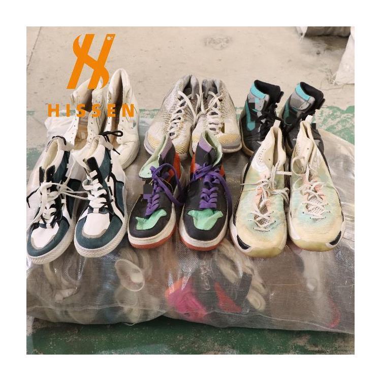 跨境二手鞋供应商二手国际品牌鞋used shoes旧鞋集装箱出口伊拉克