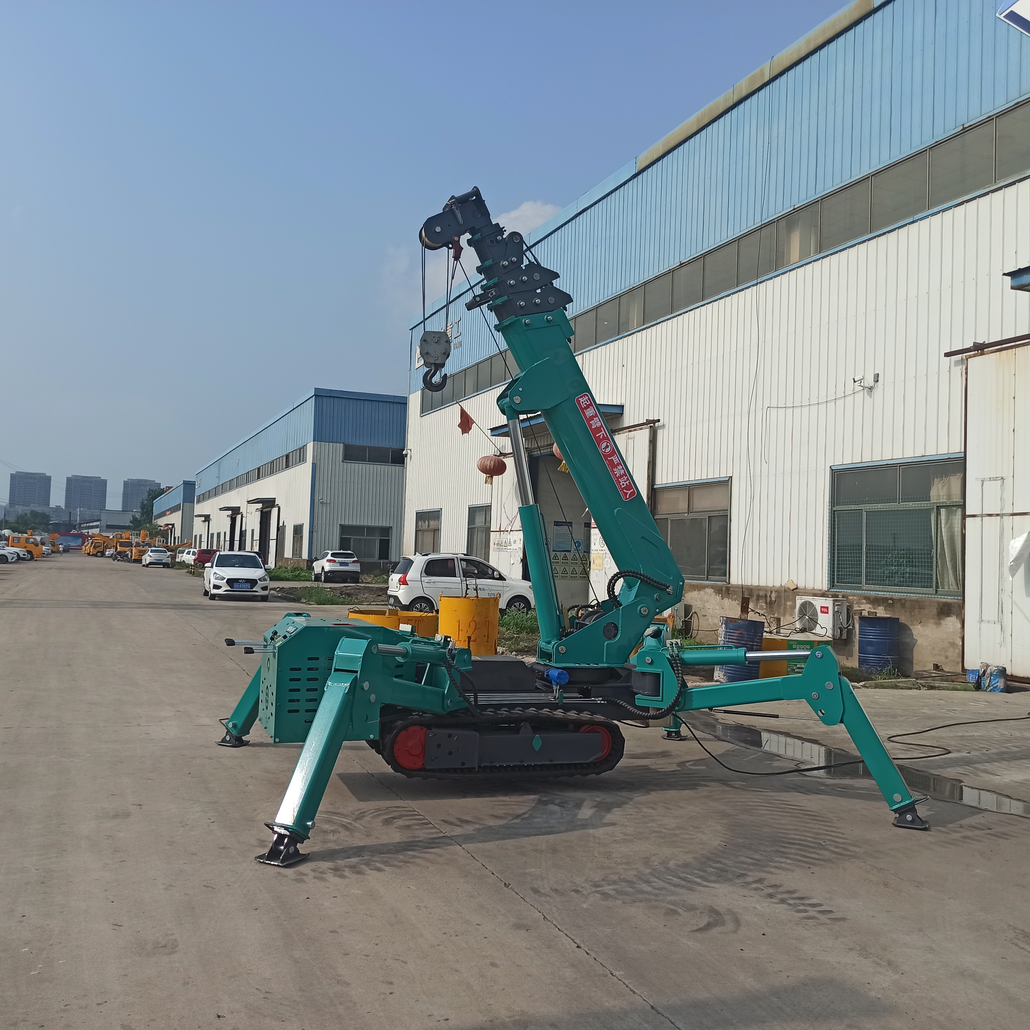 油电两用可遥控蜘蛛吊机 楼顶高空作业施工吊 微型蜘蛛吊全液压支腿