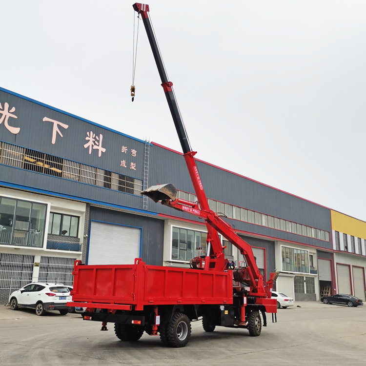 随车挖掘吊运一体车 挖土挖沙装载随车挖 5吨吊挖一体机 久胜