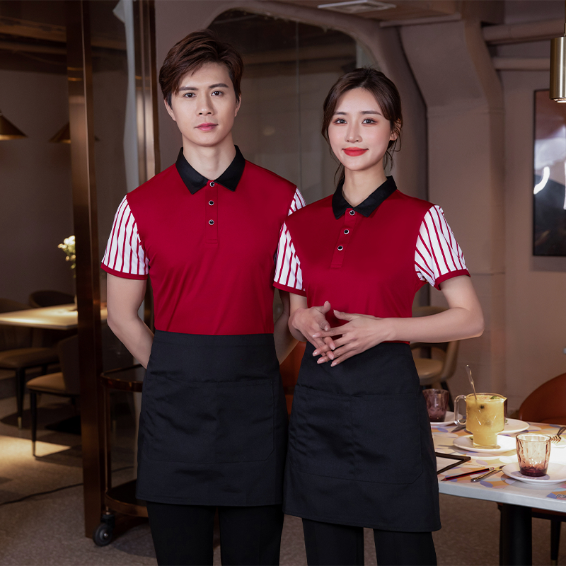 夏季polo衫定制工作服印logo文化衫翻领t恤短袖工衣订做刺绣字图