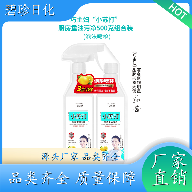碧珍日化 厨房去油污清洁剂 家用清洗剂 除油剂去污剂
