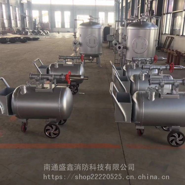 不锈钢移动式泡沫灭火装置PY8/500推车式泡沫灭火车器泡沫罐PY8/300推车式泡沫灭火装置