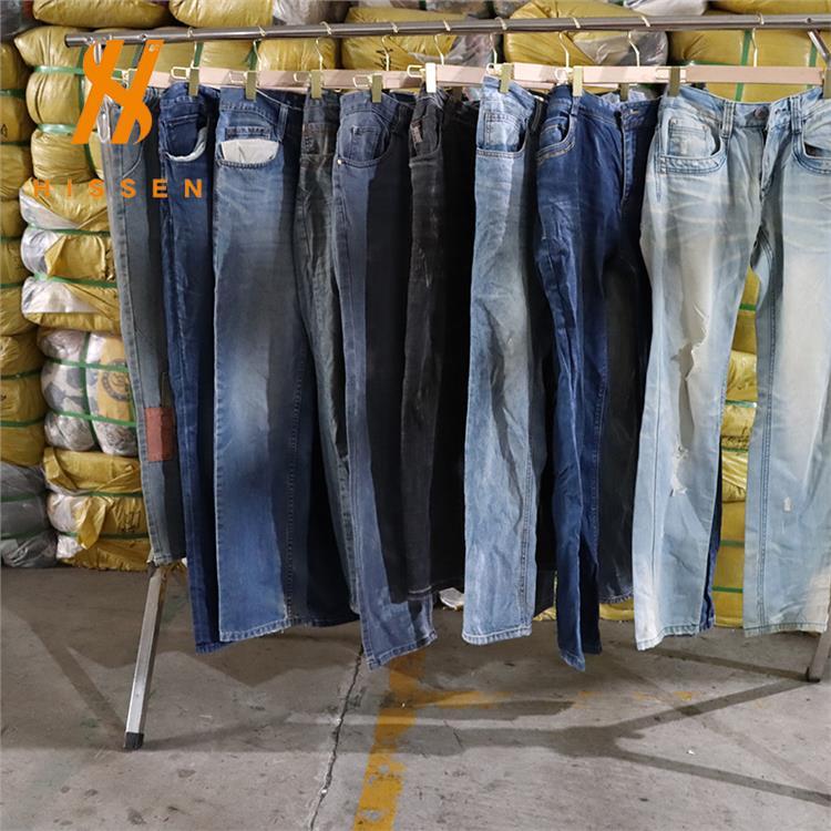 全国跨境二手男装批发男士牛仔裤used clothing出口东南亚中东