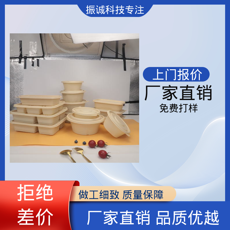 可冷藏 一次性打包盒 两荤两素套餐碗 加厚 振诚科技