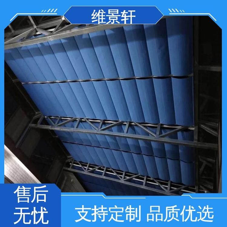 商场室内天棚帘 电动遮阳帘顶帘 支持定制 遥控系统 维景轩