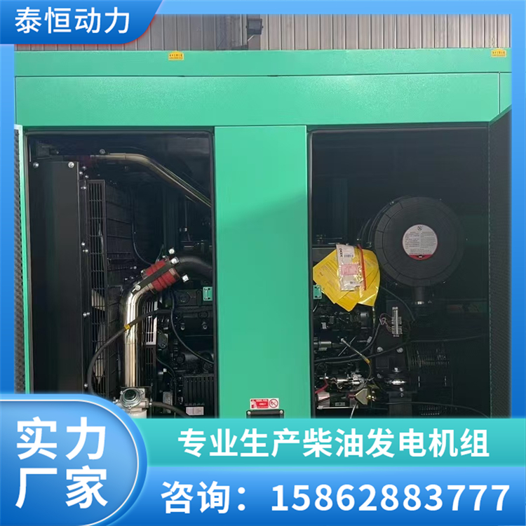 200KW康明斯发电机组 静音稳定 工厂医院 应急用电 易于维护 泰恒